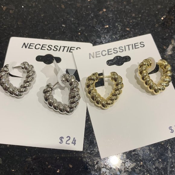 ROPE EARRINGS - Picture 2 of 3